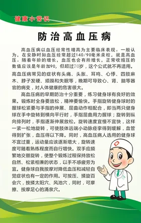 高血压防治知识