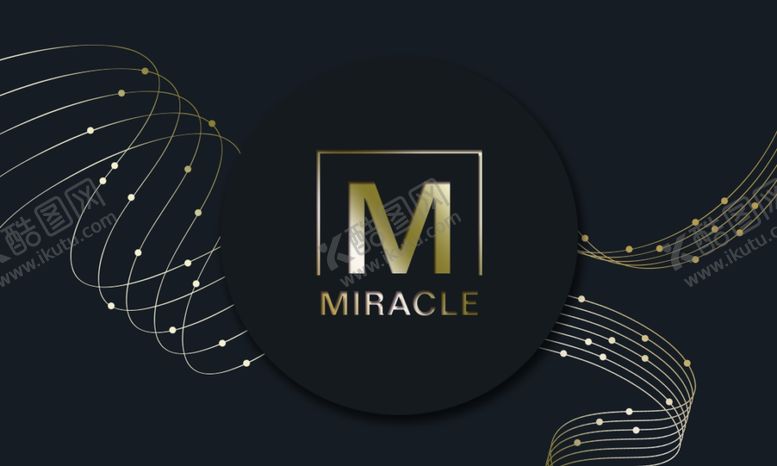 编号：60152110090832453040【酷图网】源文件下载-高档黑色烫金名片