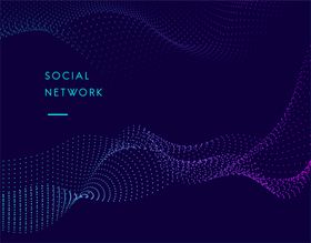 科技背景光效5G纹理线条