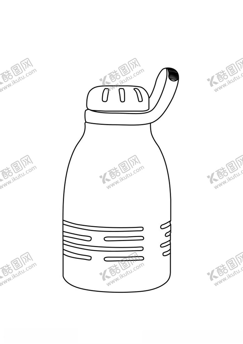 编号：78001802231237372200【酷图网】源文件下载-大肚杯线稿