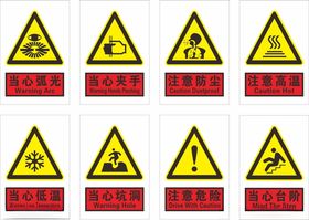 工地工厂安全标识警示牌