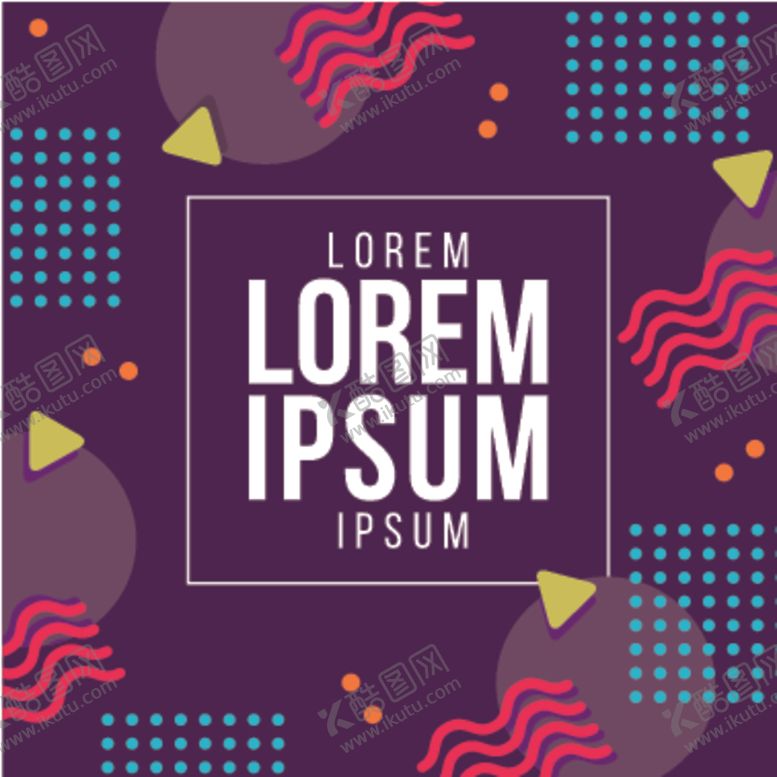 编号：92831709292140205796【酷图网】源文件下载-彩色拼接设计图案