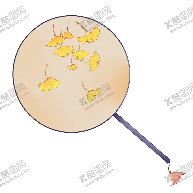 编号：11296504301653419202【酷图网】源文件下载-秋天银杏叶