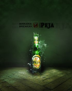 啤酒节欢乐背景展板吧