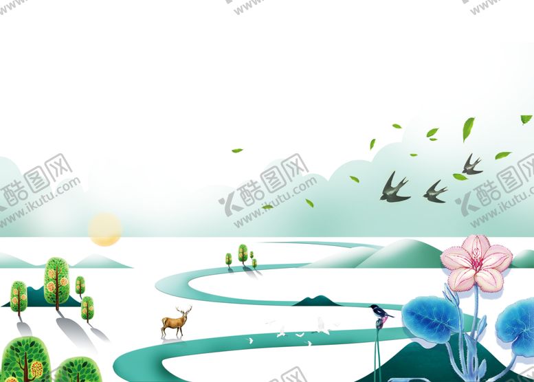 编号：47252209281538579610【酷图网】源文件下载-绿色背景