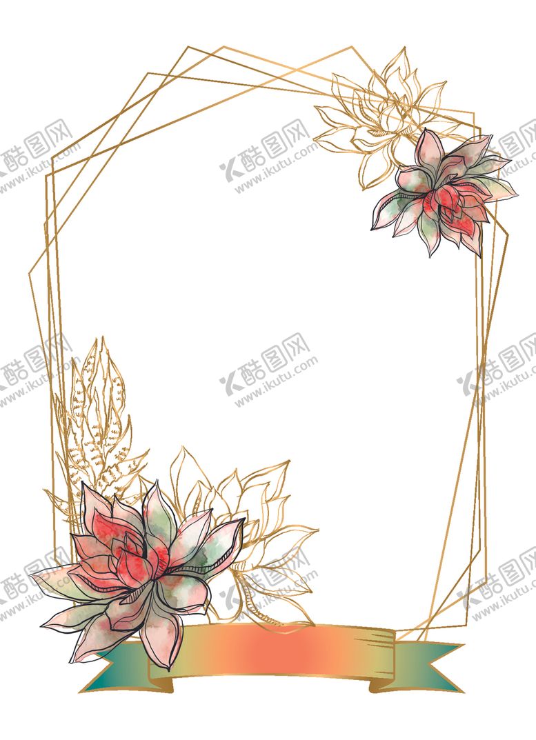 编号：83225804191657563944【酷图网】源文件下载-水彩花卉插画