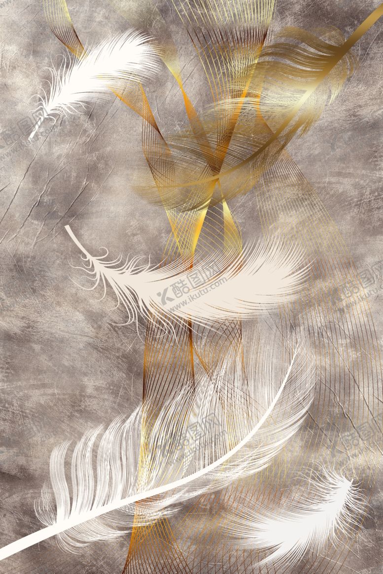 编号：33165409210311072542【酷图网】源文件下载-北欧羽毛