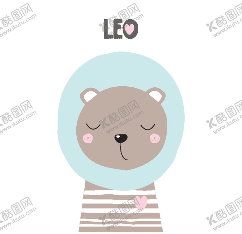 编号：81458010171628306850【酷图网】源文件下载-可爱森系呆萌动物插画