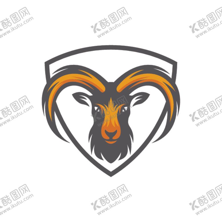 编号：54002210041833239780【酷图网】源文件下载-羊头图标