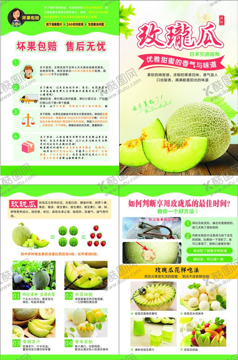 编号：43192610082054134892【酷图网】源文件下载-哈密瓜海报
