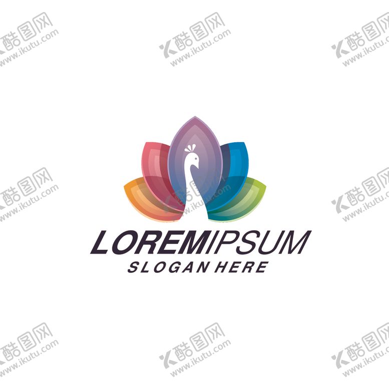 编号：40056407050636119115【酷图网】源文件下载-孔雀logo