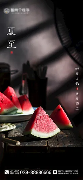 二十四节气海报夏至海报地产SNOW作品微信