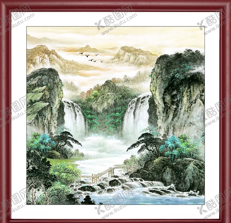 编号：78494504221754033209【酷图网】源文件下载-山水国画