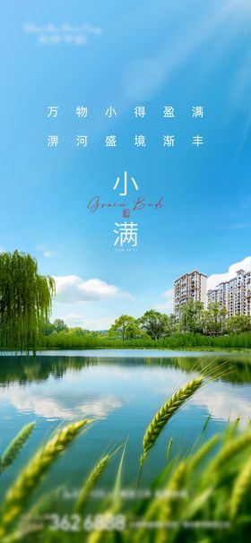 小满湖景节气