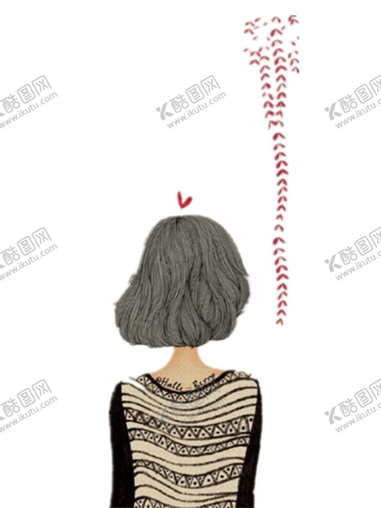 编号：93201604180958101153【酷图网】源文件下载-彩绘人物背影