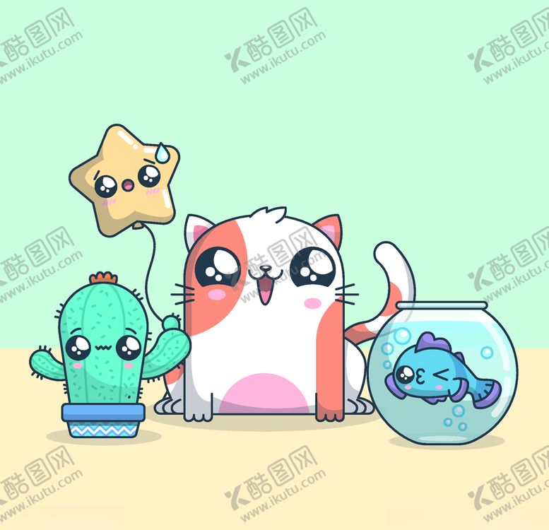 编号：24954309171343261894【酷图网】源文件下载-可爱卡通形象