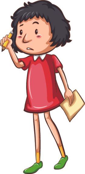 卡通小朋友形象学生儿童人物孩子