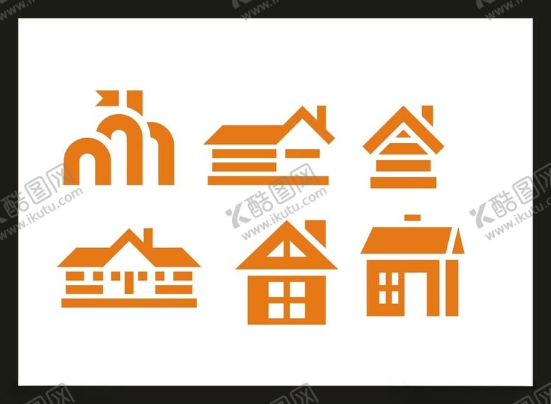 编号：59494402171436142787【酷图网】源文件下载-房子建筑图标