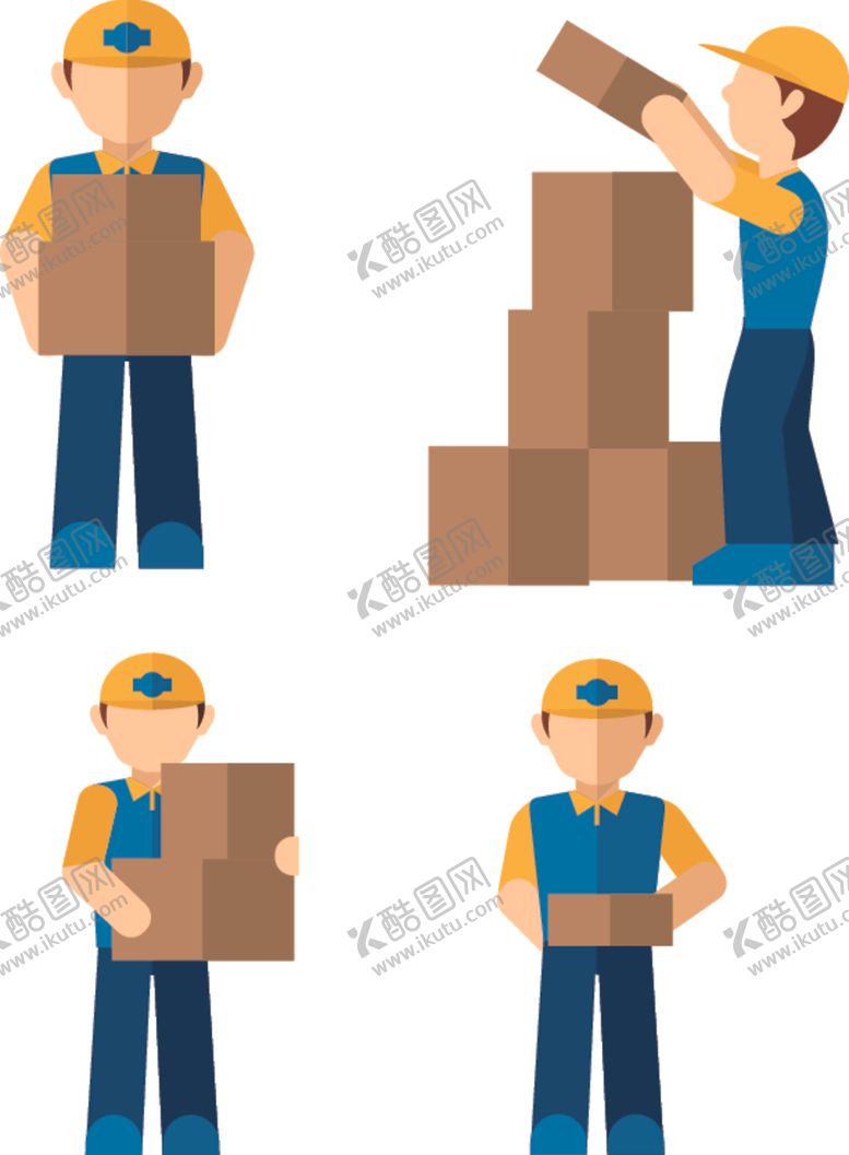 编号：40250410301404564190【酷图网】源文件下载-快递员