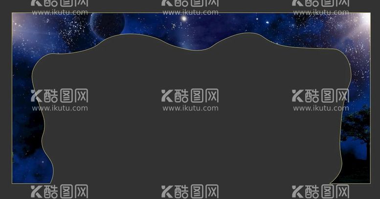 编号：41563909221805133074【酷图网】源文件下载-星空婚礼拱门