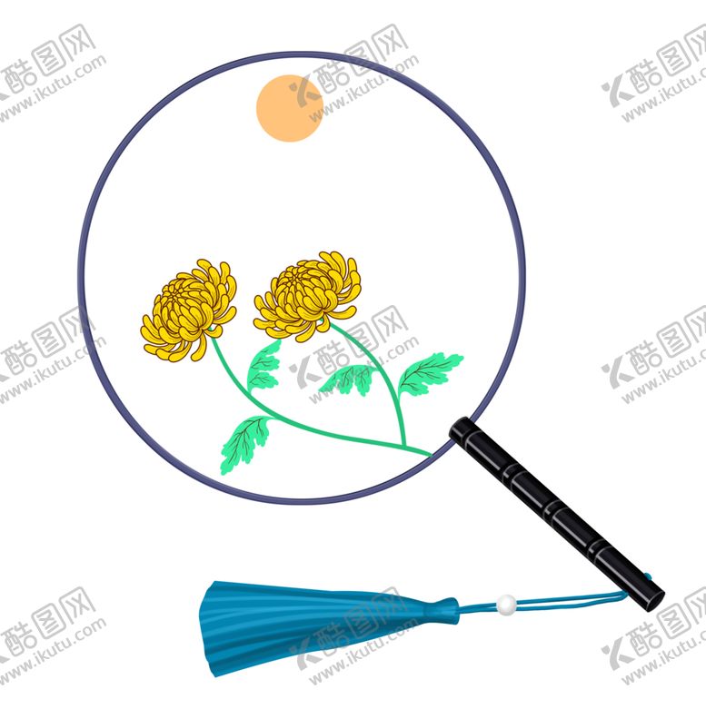 编号：99537106171602346437【酷图网】源文件下载-团扇