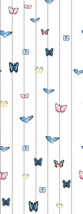 蝴蝶手机壳印花无缝印花布料图案棕榈