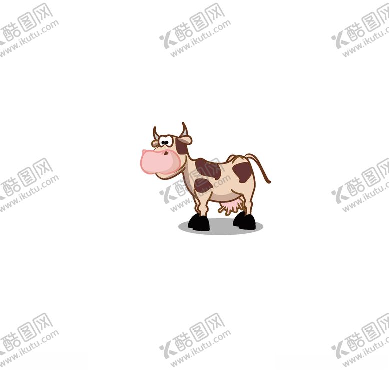 编号：10978405130159081986【酷图网】源文件下载-卡通奶牛