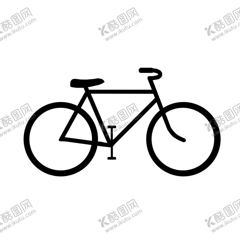 编号：79807505142004515699【酷图网】源文件下载-自行车剪影psd矢量图