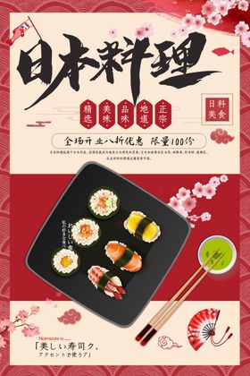 日式料理美食展示