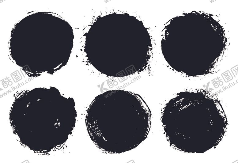 编号：35453409171403538732【酷图网】源文件下载-水墨风圆圈