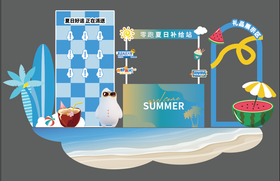 夏季促销美陈 