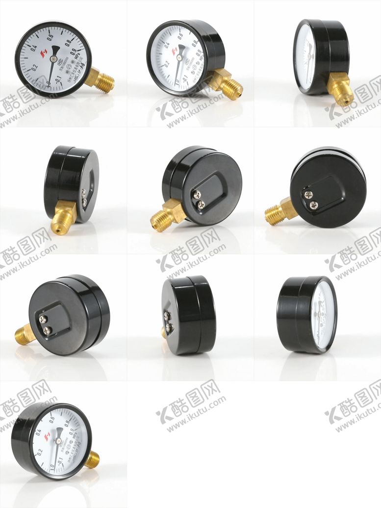 编号：65287307080901583412【酷图网】源文件下载-Y40黑铁壳压力真空表