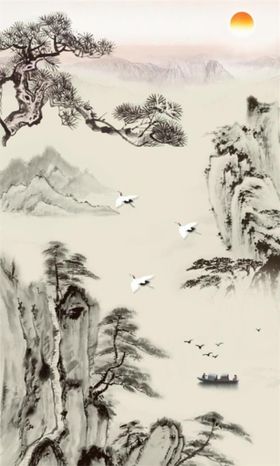 矢量山水图