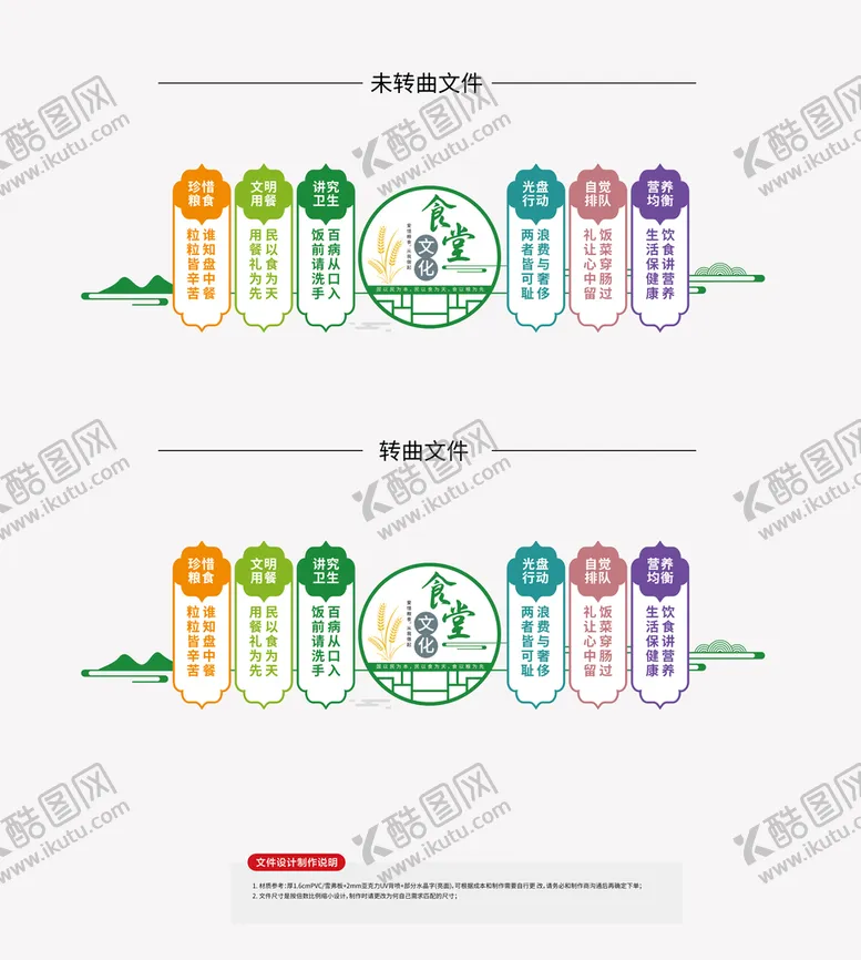 编号：61247809192124578152【酷图网】源文件下载-食堂文化墙 