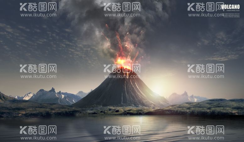 编号：40323612271158559566【酷图网】源文件下载-火山蘑菇云