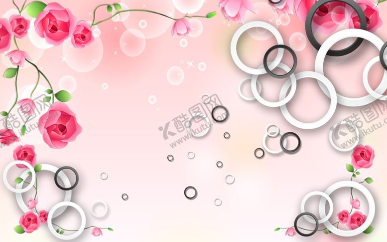 编号：64262309262223336680【酷图网】源文件下载-花卉背景墙