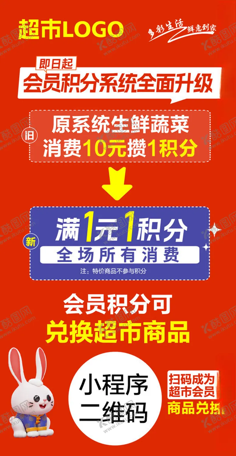 编号：34568601170348544061【酷图网】源文件下载-积分升级海报展架