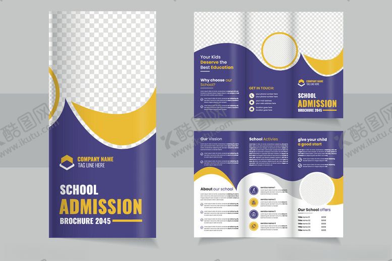 编号：68416511212312004611【酷图网】源文件下载-三折页