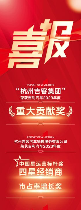 喜报海报