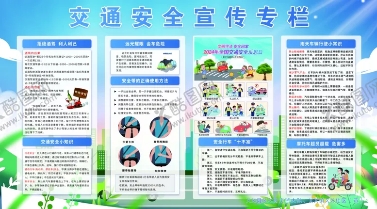 编号：31201101170029044288【酷图网】源文件下载-交通安全宣传专栏