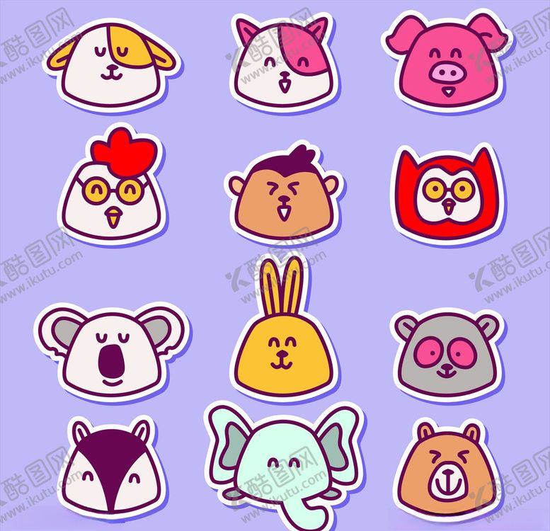 编号：69068507010346286063【酷图网】源文件下载-卡通动物