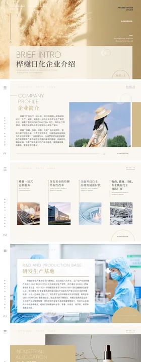 高端企业创意宣传画册