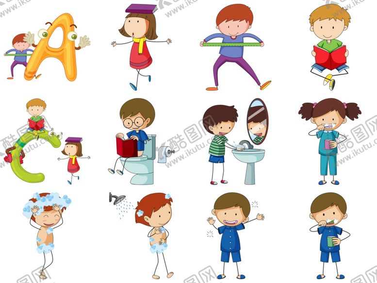 编号：90242909260435334357【酷图网】源文件下载-卡通儿童