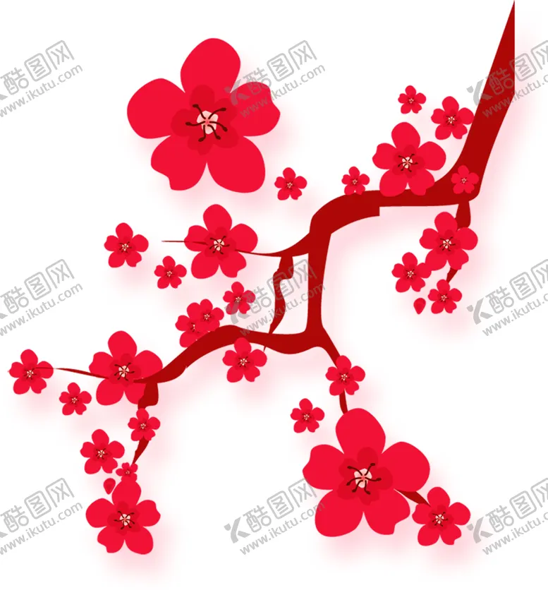 编号：84566506162244113964【酷图网】源文件下载-中国风水墨梅