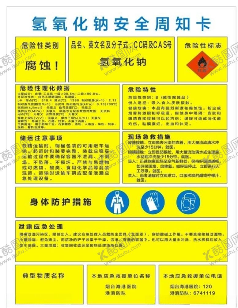 编号：84344507080654007225【酷图网】源文件下载-安全周知卡