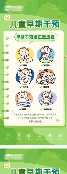 儿童早期干预适应症