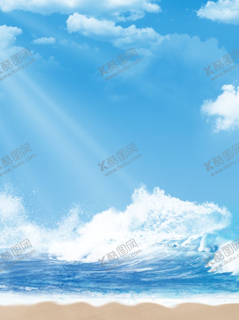 编号：88829811231029177916【酷图网】源文件下载-海浪背景