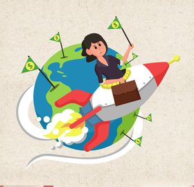 矢量人物扁平人物职业人物
