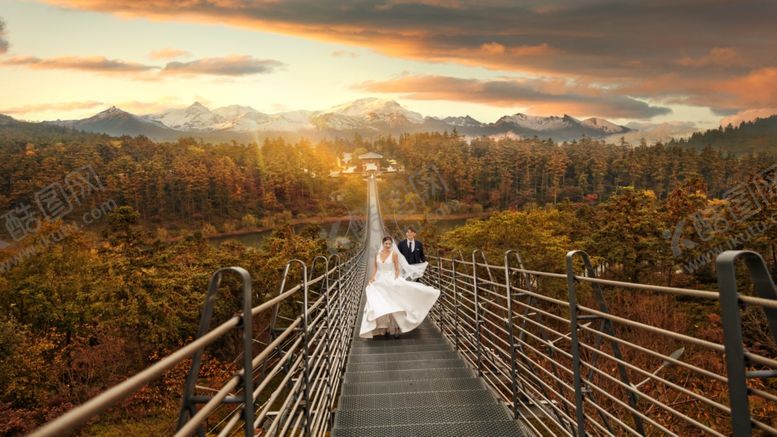 编号：77952509131635327694【酷图网】源文件下载-银杏湖婚纱照