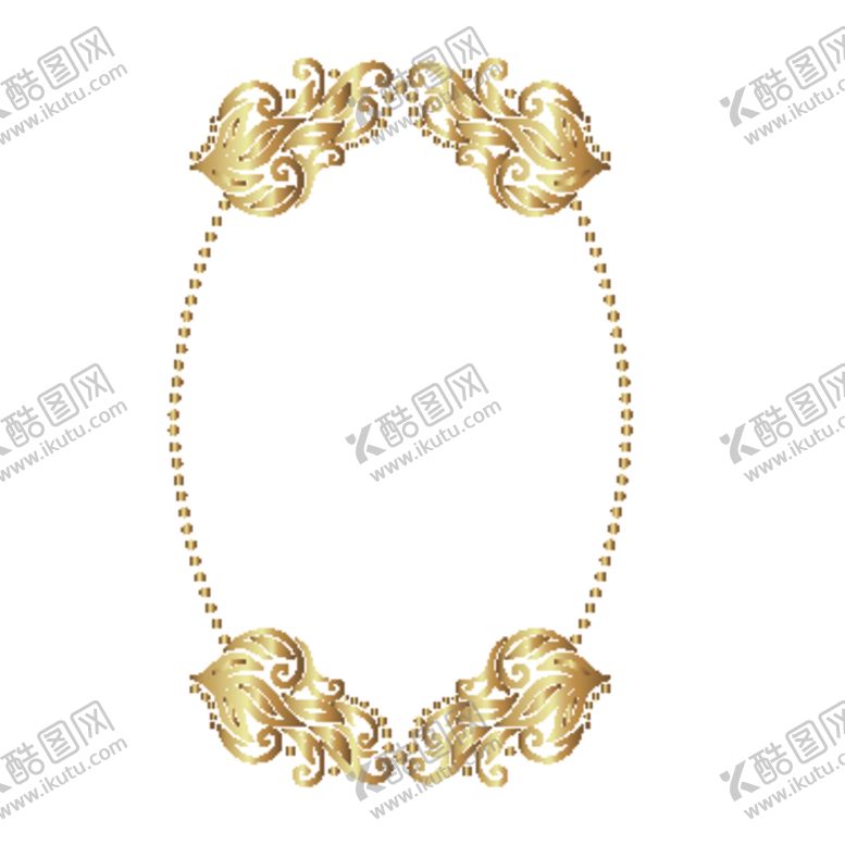 编号：62916210301925189693【酷图网】源文件下载-欧式金色花纹图案